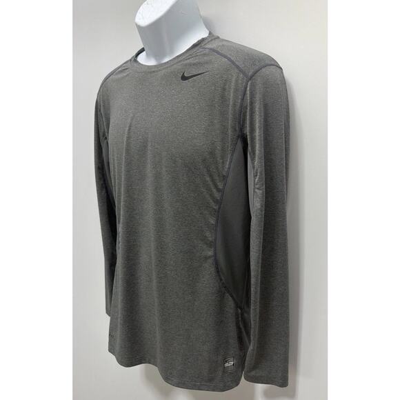 Nike Shirt Men’s M Pro Combat Fitted Swoosh Dri Fit Train Run Gym Work Core Go - Picture 4 of 8